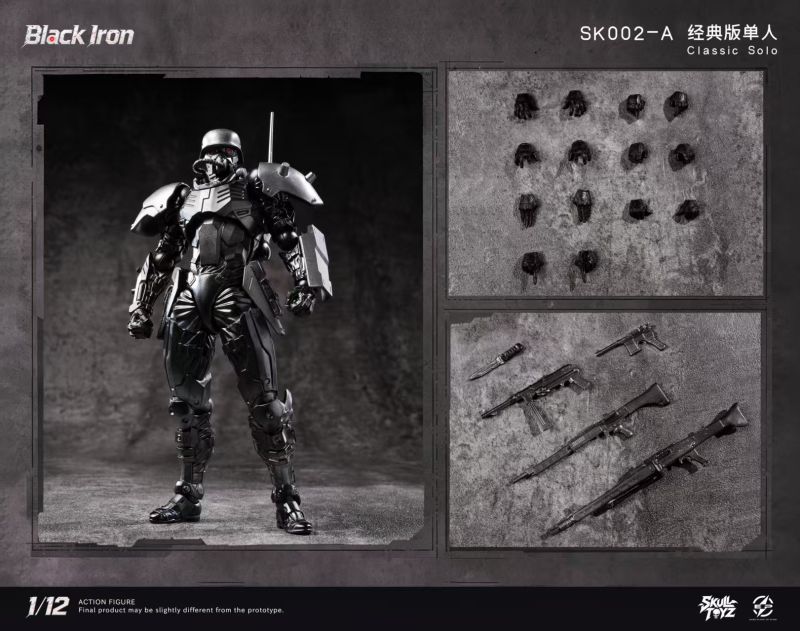 [Pre-sale] Skull Toyz X Snake SK002 Black Iron Classic Team Action Figure