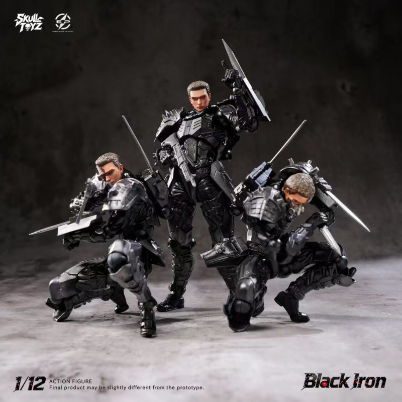 [Pre-sale] Skull Toyz X Snake SK003 Black Iron Cyber Team Action Figure
