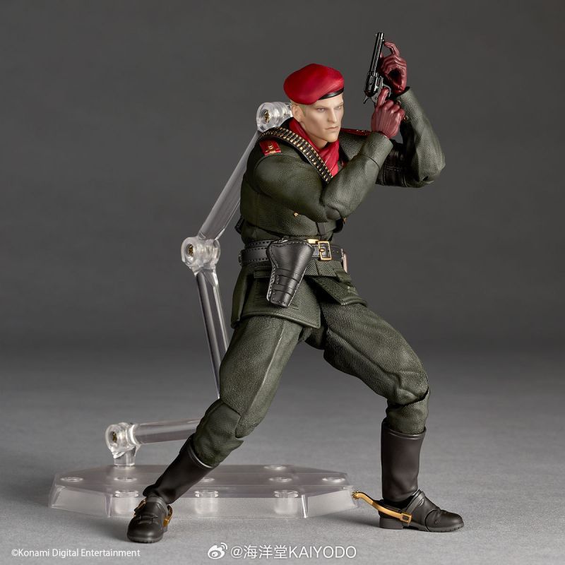 [Pre-sale] Kaiyodo Revoltech Amazing Yamaguchi Metal Gear Solid Δ: Snake Eater - Ocelot Action Figure Limited Bonus Set