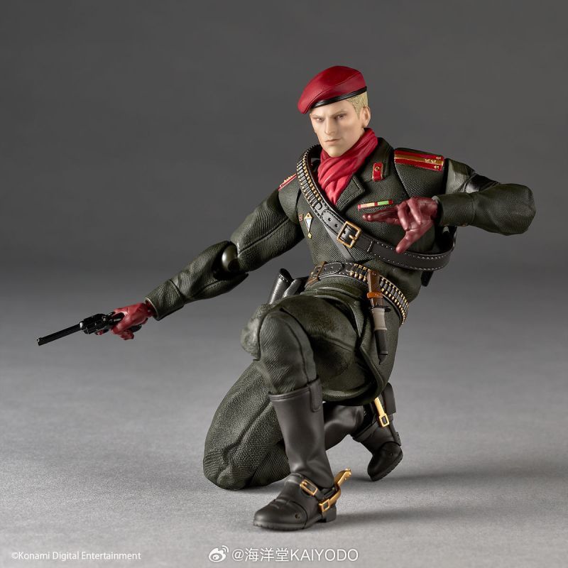 [Pre-sale] Kaiyodo Revoltech Amazing Yamaguchi Metal Gear Solid Δ: Snake Eater - Ocelot Action Figure Limited Bonus Set
