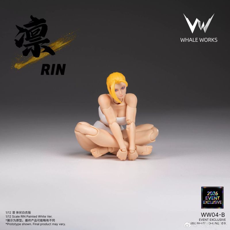 [Pre-sale] WHALE WORKS Rin White Suit Painted Female body 2026 Event Exclusive Online Version