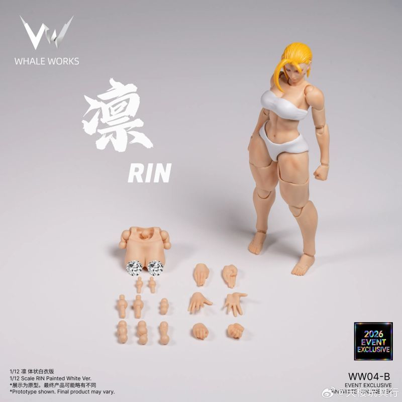 [Pre-sale] WHALE WORKS Rin White Suit Painted Female body 2026 Event Exclusive Online Version