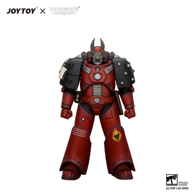[Pre-sale] JOYTOY Warhammer The Horus Heresy Word Bearers MkVI Tactical Sergeant with Power Sword and Plasma Pistol