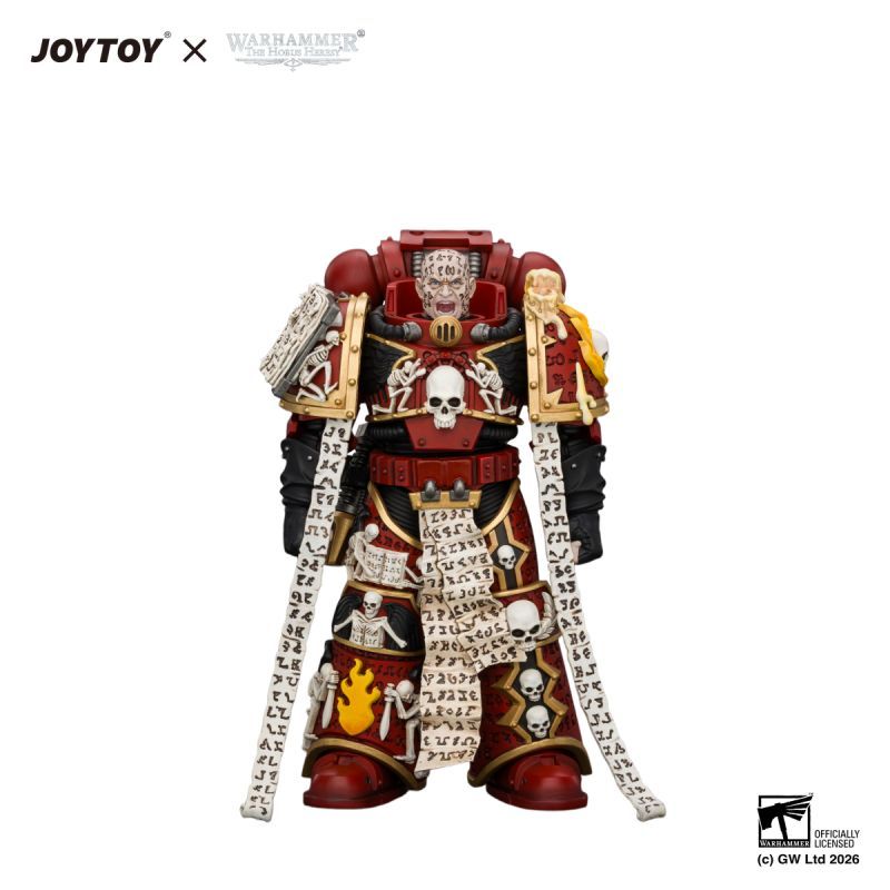 [Pre-sale] JOYTOY Warhammer The Horus Heresy Word Bearers Erebus, the Dark Apostle with Crux Malifica and Plasma Pistol
