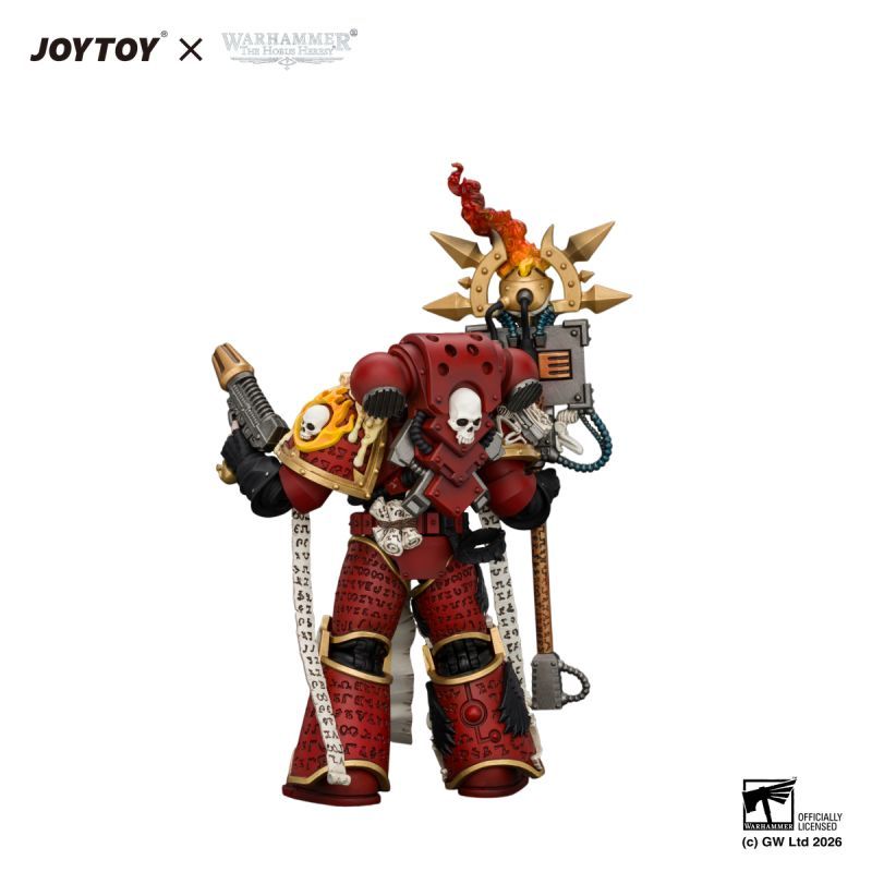 [Pre-sale] JOYTOY Warhammer The Horus Heresy Word Bearers Erebus, the Dark Apostle with Crux Malifica and Plasma Pistol