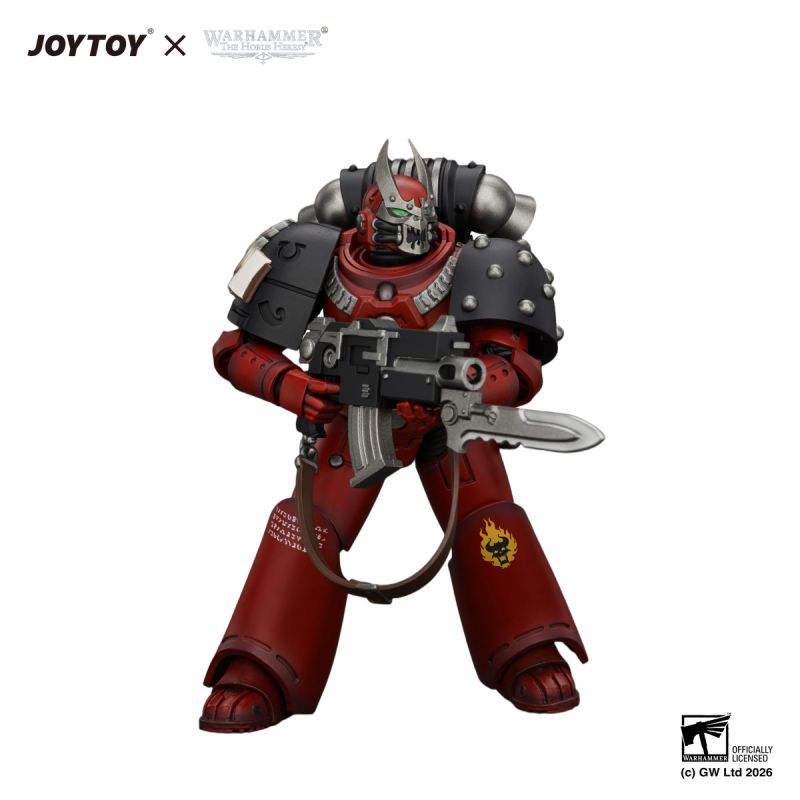 [Pre-sale] JOYTOY Warhammer The Horus Heresy Word Bearers MkVI Tactical Sergeant with Power Sword and Plasma Pistol