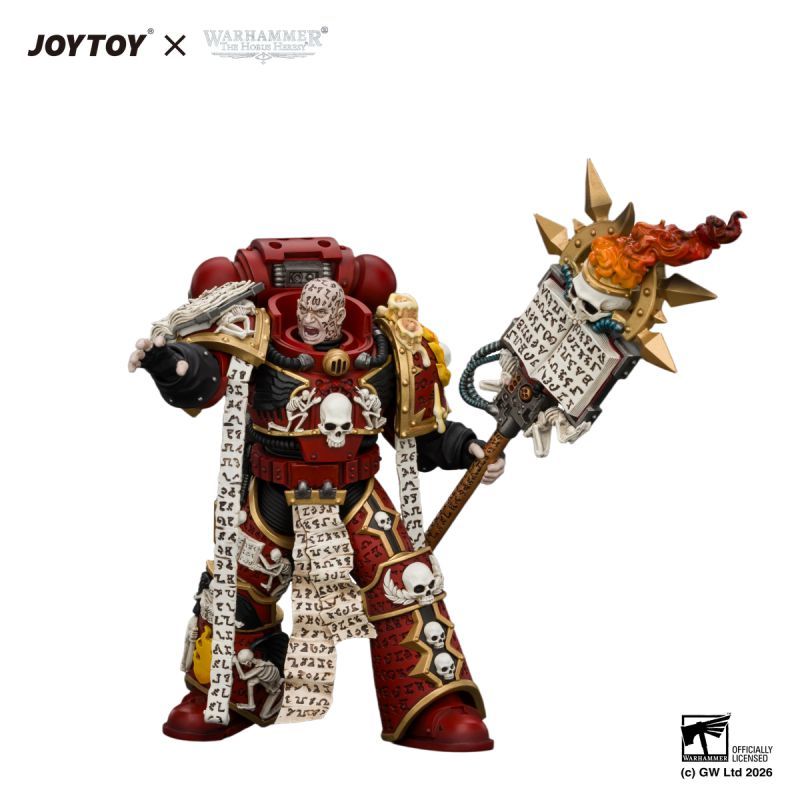 [Pre-sale] JOYTOY Warhammer The Horus Heresy Word Bearers Erebus, the Dark Apostle with Crux Malifica and Plasma Pistol