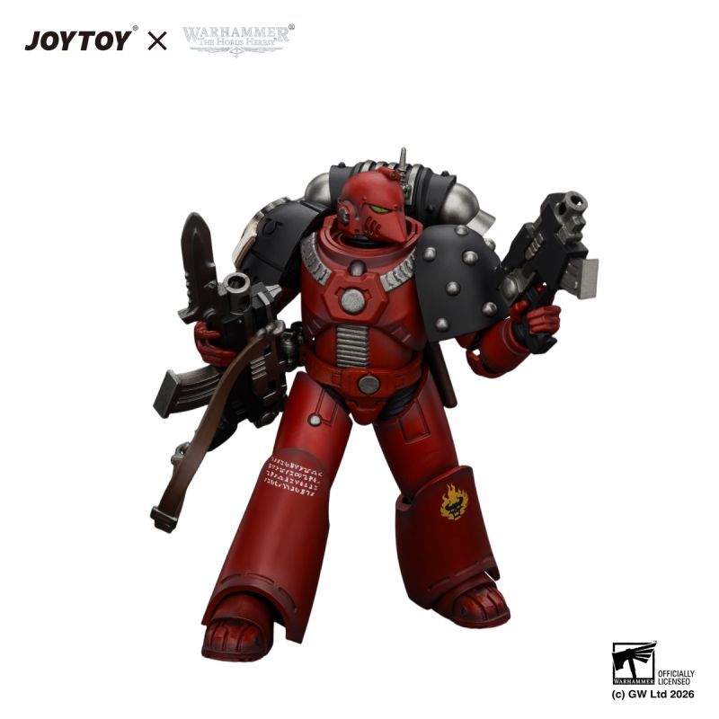 [Pre-sale] JOYTOY Warhammer The Horus Heresy Word Bearers MkVI Tactical Sergeant with Power Sword and Plasma Pistol