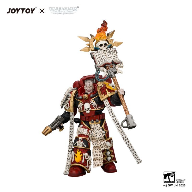 [Pre-sale] JOYTOY Warhammer The Horus Heresy Word Bearers Erebus, the Dark Apostle with Crux Malifica and Plasma Pistol