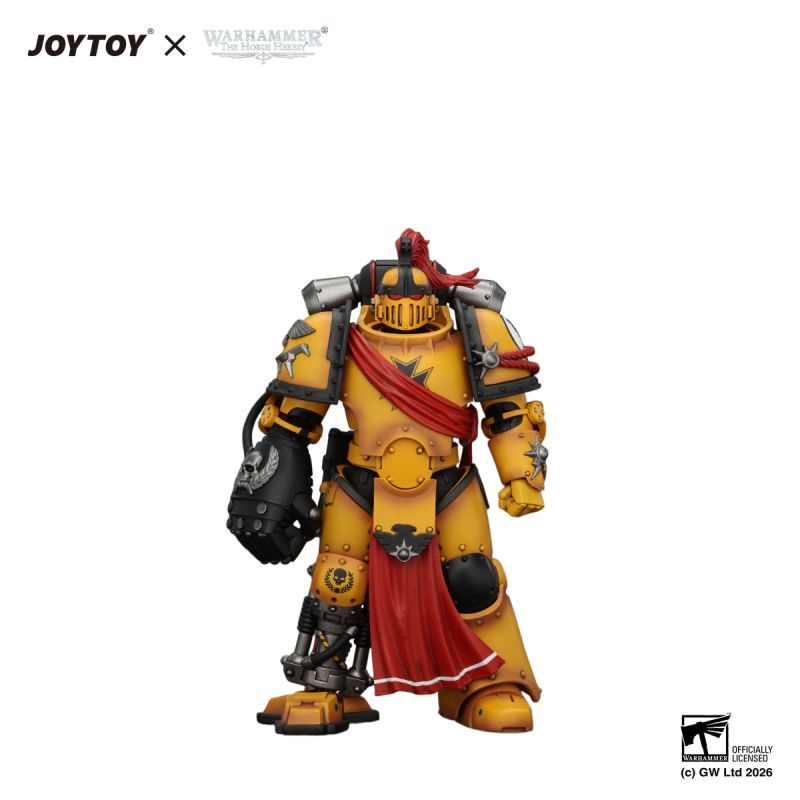 [Pre-sale] JOYTOY Warhammer The Horus Heresy Imperial Fists Herald Consul with Standard and Bolt Pistol