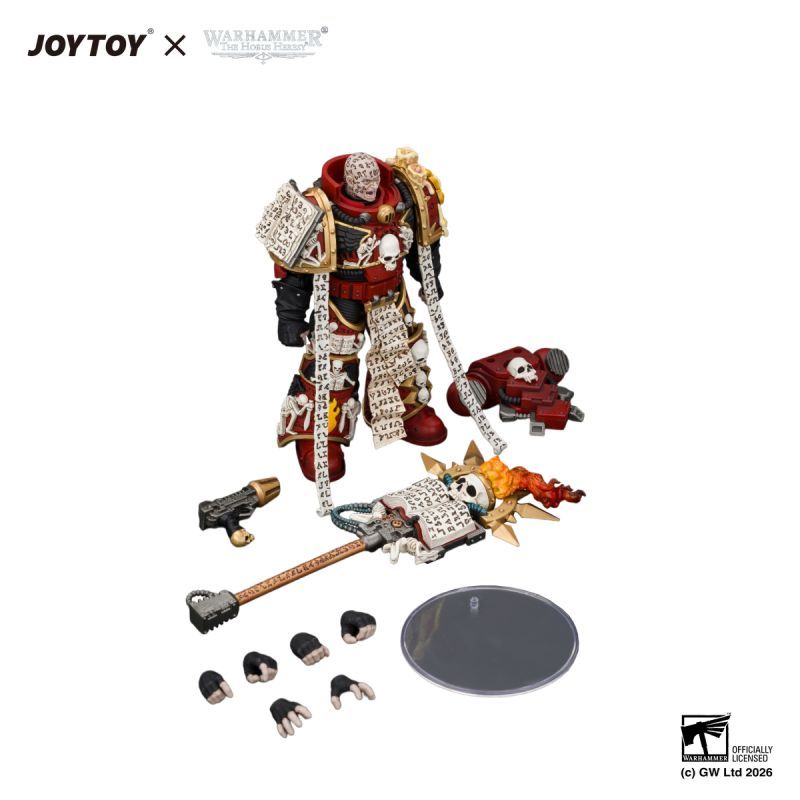 [Pre-sale] JOYTOY Warhammer The Horus Heresy Word Bearers Erebus, the Dark Apostle with Crux Malifica and Plasma Pistol
