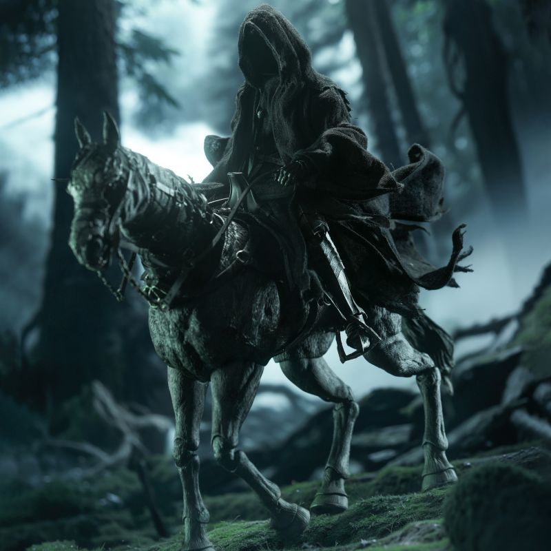 [Pre-sale] YuanYe Culture Toy X Nottaa Collection The Lord of the Rings: The Two Towers – Nazgûl &Nazgûl Horse Set Action Figure