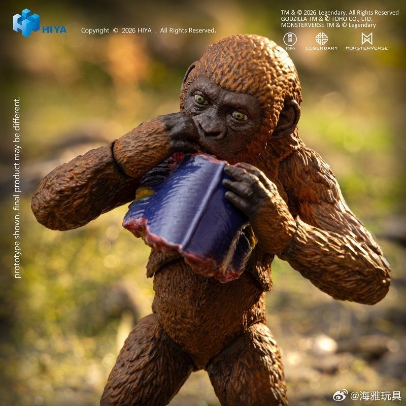 [In stock] WF 2026 Limited Edition Hiya Exquisite Basic Series Godzilla x Kong: The New Empire Kong & Suko Set Action Figure