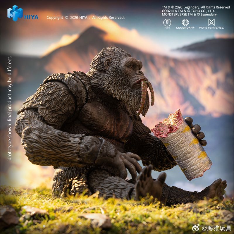 [In stock] WF 2026 Limited Edition Hiya Exquisite Basic Series Godzilla x Kong: The New Empire Kong & Suko Set Action Figure
