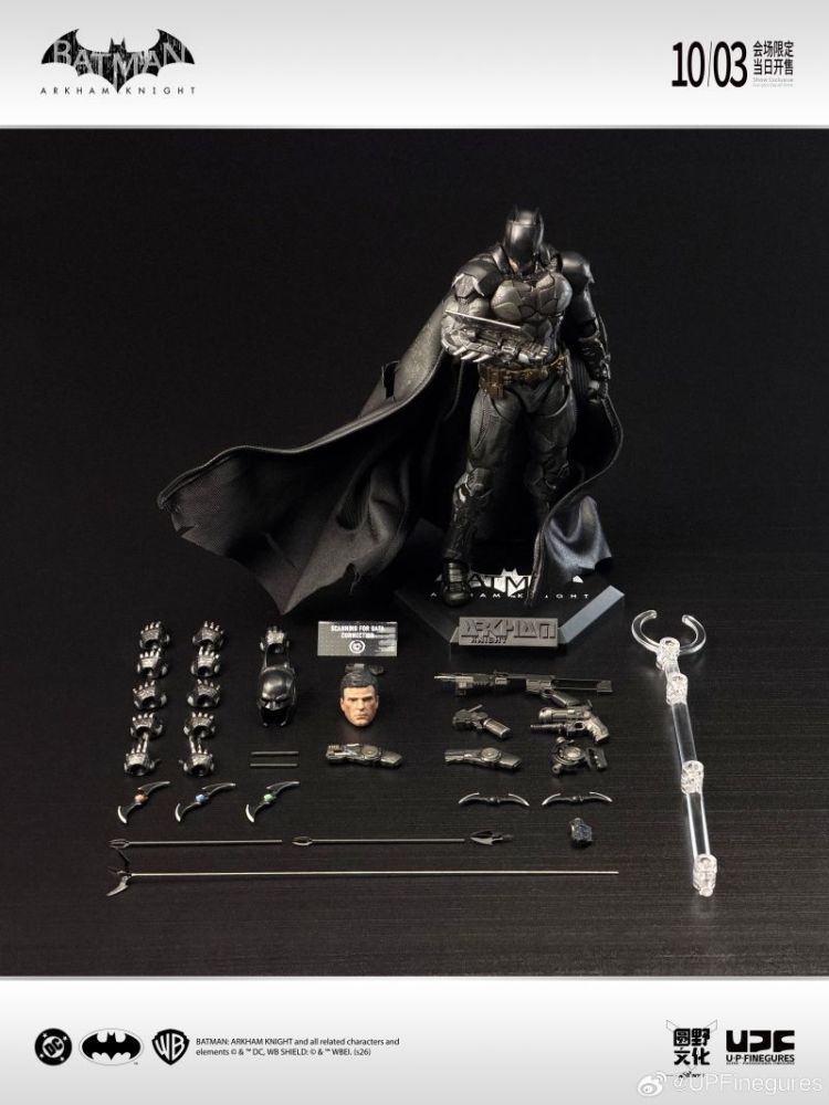 [Pre-sale] WF 2026 Limited Edition YuanYe Culture Toy X U-P-Finegures Batman: Arkham Knight – Batman V8.03 Batsuit Battle Damaged Version Action Figure