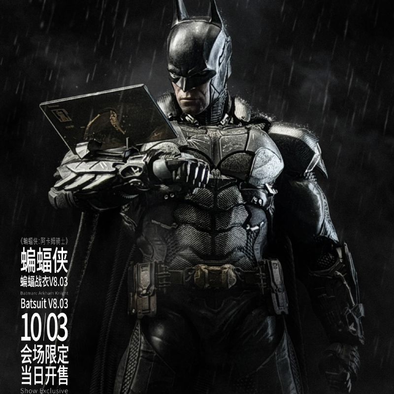 [Pre-sale] WF 2026 Limited Edition YuanYe Culture Toy X U-P-Finegures Batman: Arkham Knight – Batman V8.03 Batsuit Battle Damaged Version Action Figure