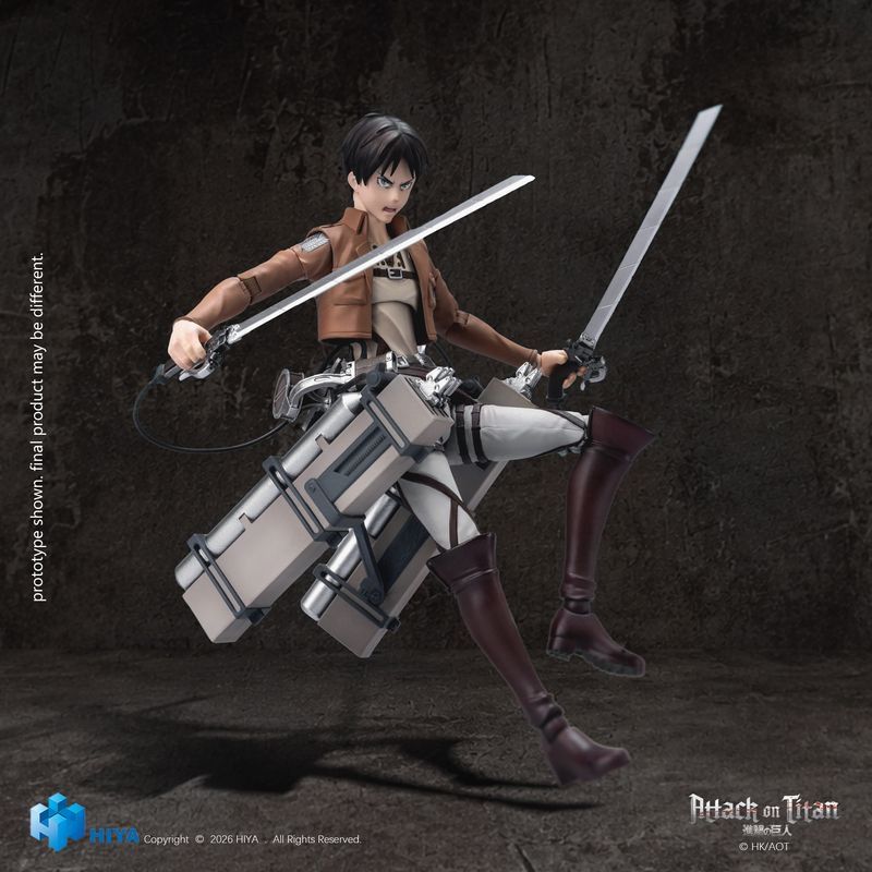 [Pre-sale] HIYA Exquisite Basic Series Attack on Titan 1-3 Eren Yaeger Action Figure