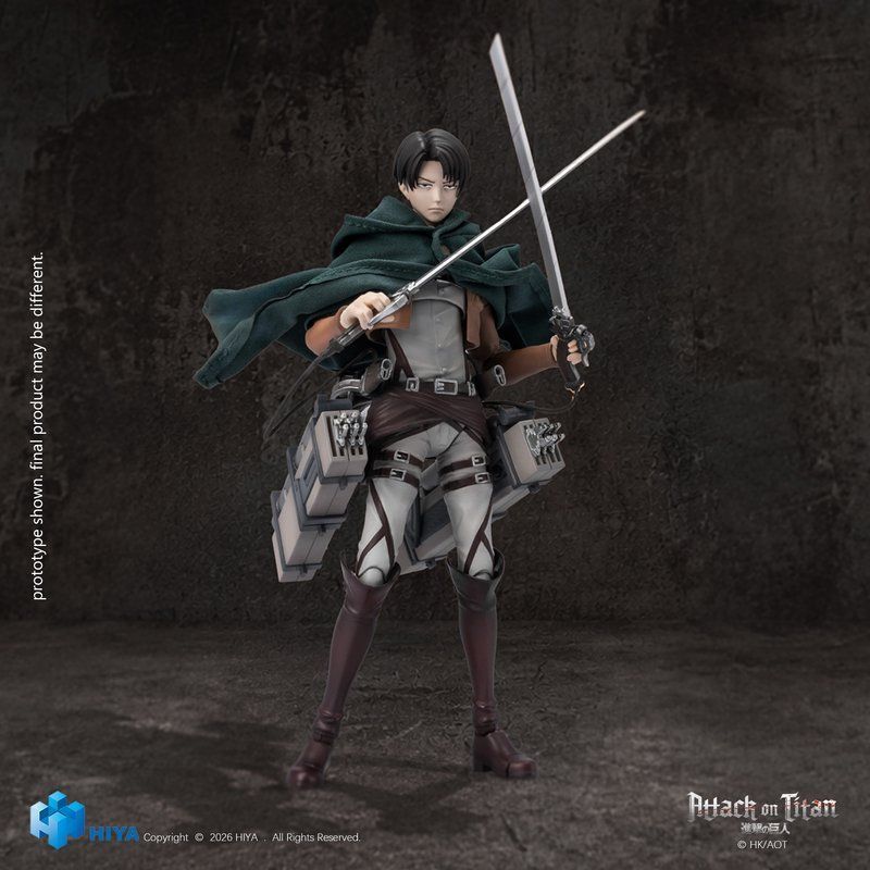[Pre-sale] HIYA Exquisite Basic Series Attack on Titan 1-3 Levi Ackerman Action Figure