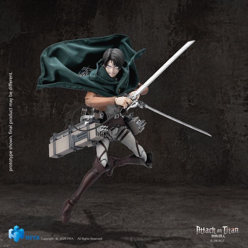 [Pre-sale] HIYA Exquisite Basic Series Attack on Titan 1-3 Levi Ackerman Action Figure