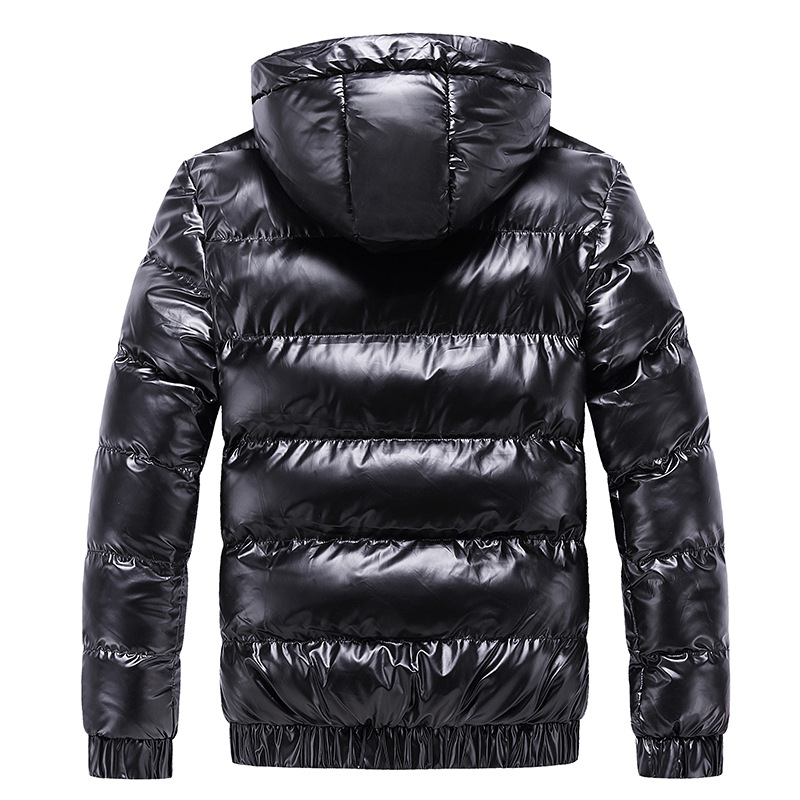 polish mens winter puffer jacket hooded thick winter bubble coat