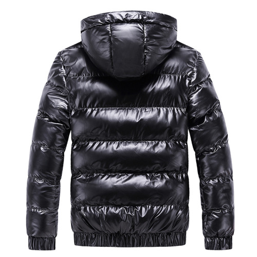 polish mens winter puffer jacket hooded thick winter bubble coat