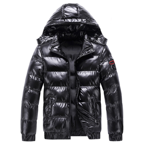 polish mens winter puffer jacket hooded thick winter bubble coat