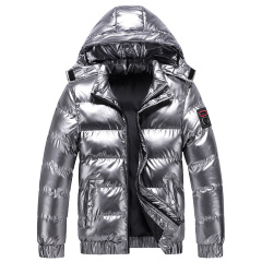 polish mens winter puffer jacket hooded thick winter bubble coat