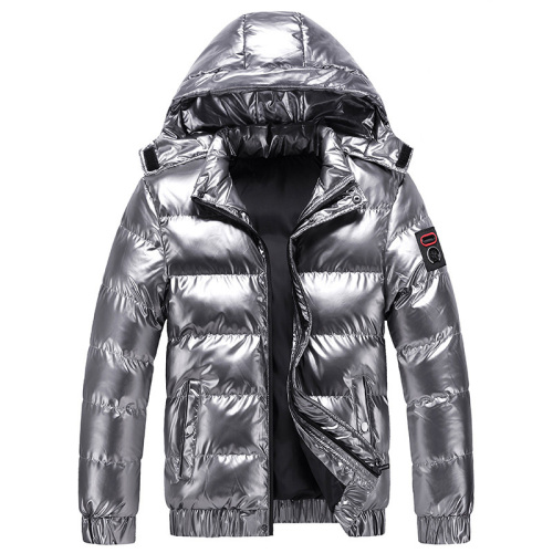 polish mens winter puffer jacket hooded thick winter bubble coat