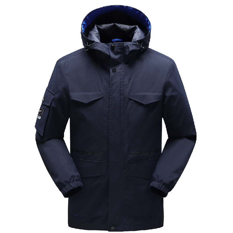 mens urban fashion big pockets outdoor windproof jacket hooded windbreaker