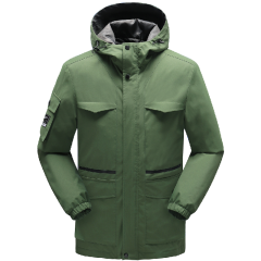 mens urban fashion big pockets outdoor windproof jacket hooded windbreaker