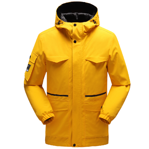 mens urban fashion big pockets outdoor windproof jacket hooded windbreaker