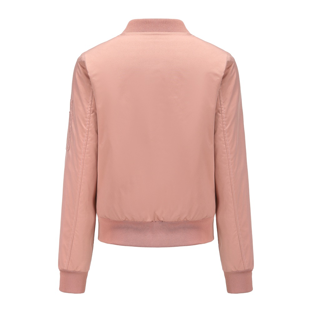 women bomber jacket autumn winter light cotton quilted puffer coat