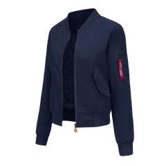 women bomber jacket autumn winter light cotton quilted puffer coat