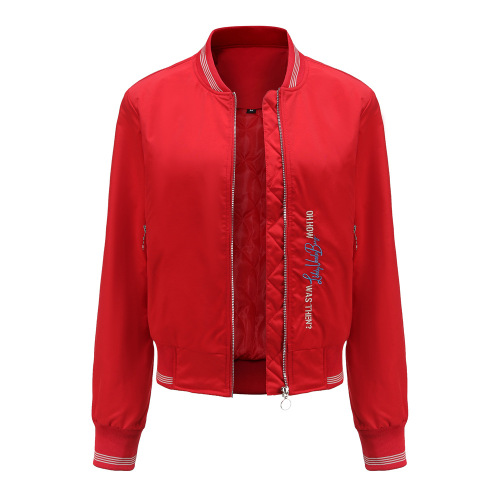 embroidery women bomber puffer jacket light cotton diamond quilted woman winter jacket