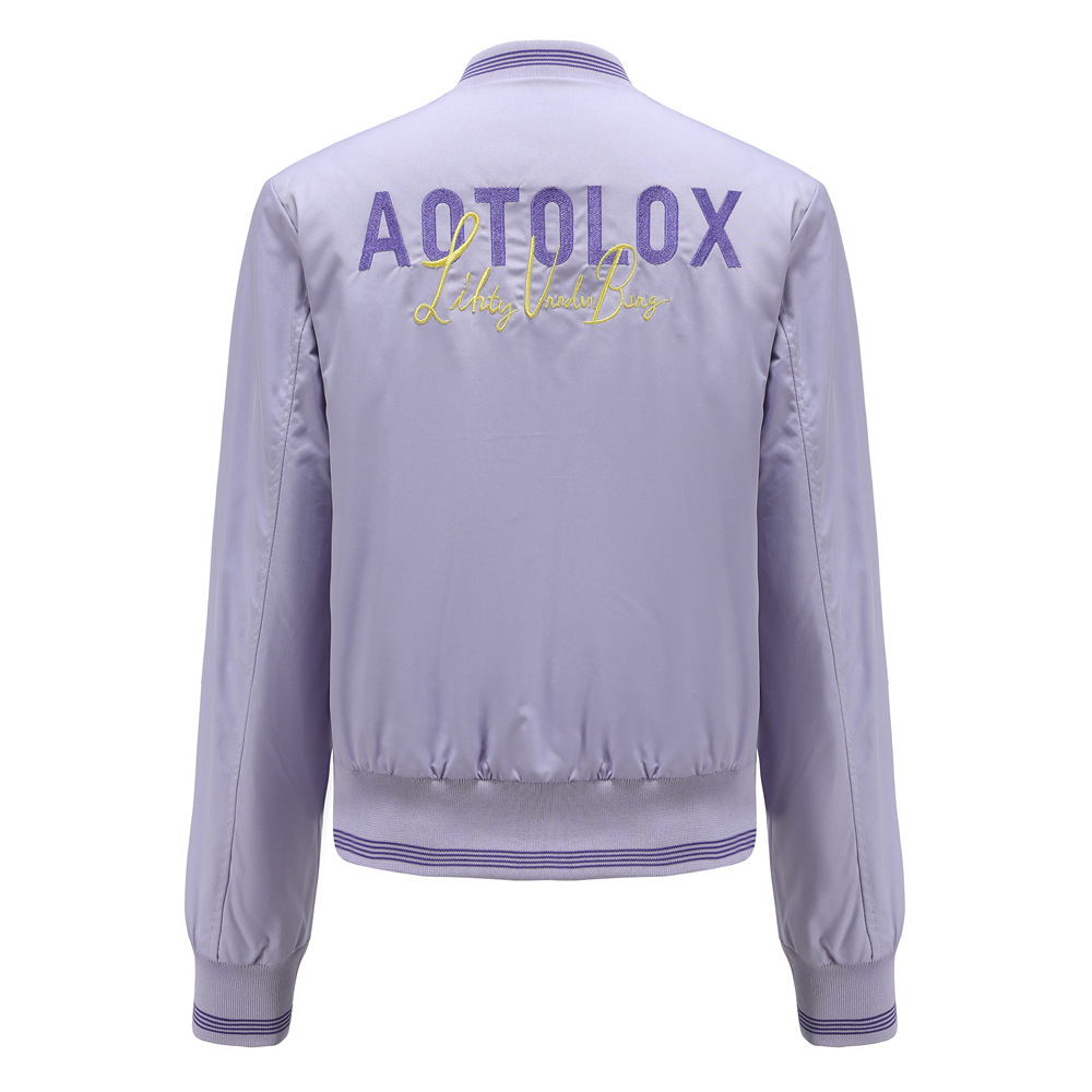 embroidery women bomber puffer jacket light cotton diamond quilted woman winter jacket