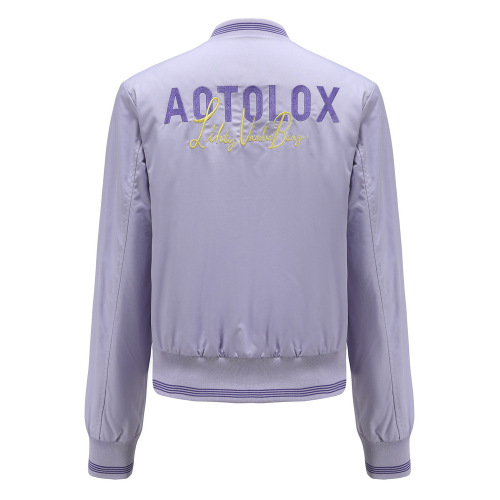embroidery women bomber puffer jacket light cotton diamond quilted woman winter jacket
