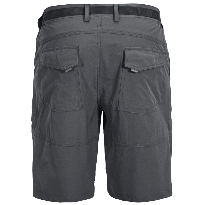 solid color summer mens mid length hiking shorts quick dry casual sport trekking shorts