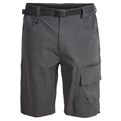 men slim fit hiking shorts solid color quick dry travel trekking shorts