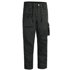 big pocket pure color mens hiking pants cotton spandex travel trekking trousers