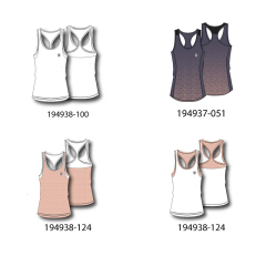 color blocked new design women tennis sport tank tops summer running vest