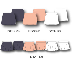 women tennies skirt with stretchy safety short inside