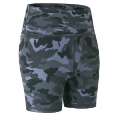 hot yoga gym short full printed pure color oem