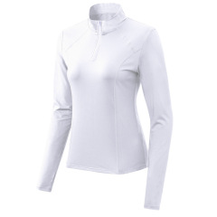 1/4 zipper stand collar yoga tshirt long sleeve sport running tops wear