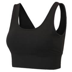 detachable cup padding women yoga bra top V hollow out sexy gym bra