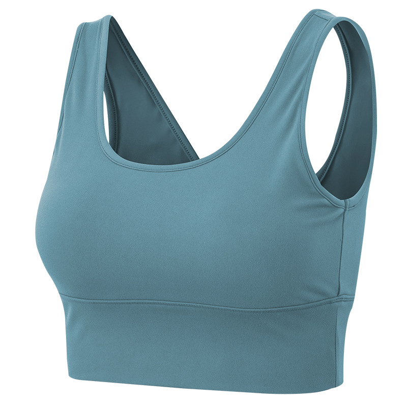 detachable cup padding women yoga bra top V hollow out sexy gym bra