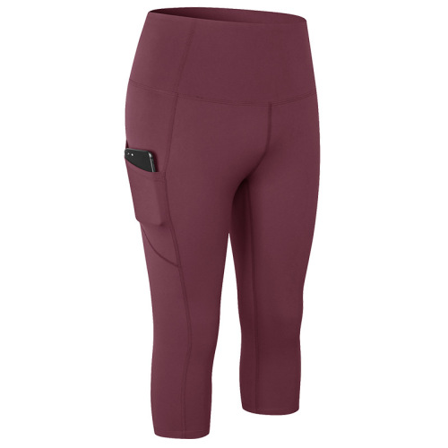pure high waist yoga cript pants with phone pocket gym legging tight