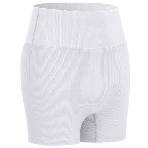stair stretchy fabric yoga gym shorts without front seam