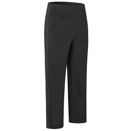 loose fit straight leg knitted high waist sport running pants