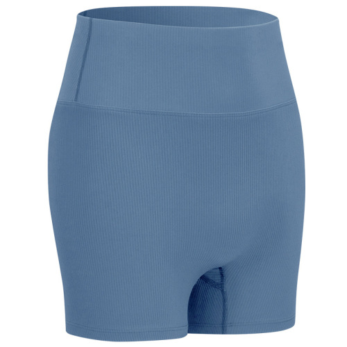 stair stretchy fabric yoga gym shorts without front seam