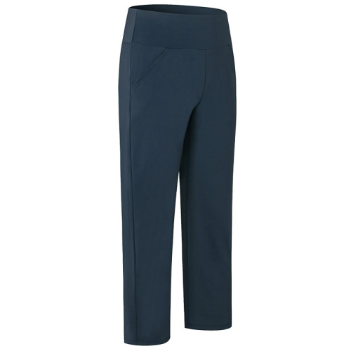 loose fit straight leg knitted high waist sport running pants